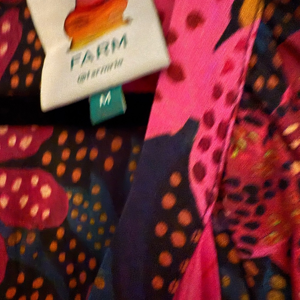 FARM Rio Multicolor Long Sleeve Maxi Dress - Picture 5 of 6